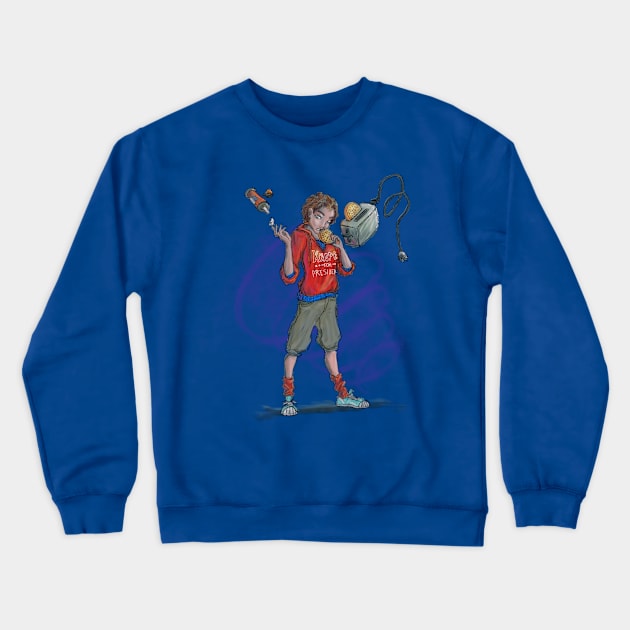 Vote Waffles Crewneck Sweatshirt by fae_cairuhyn